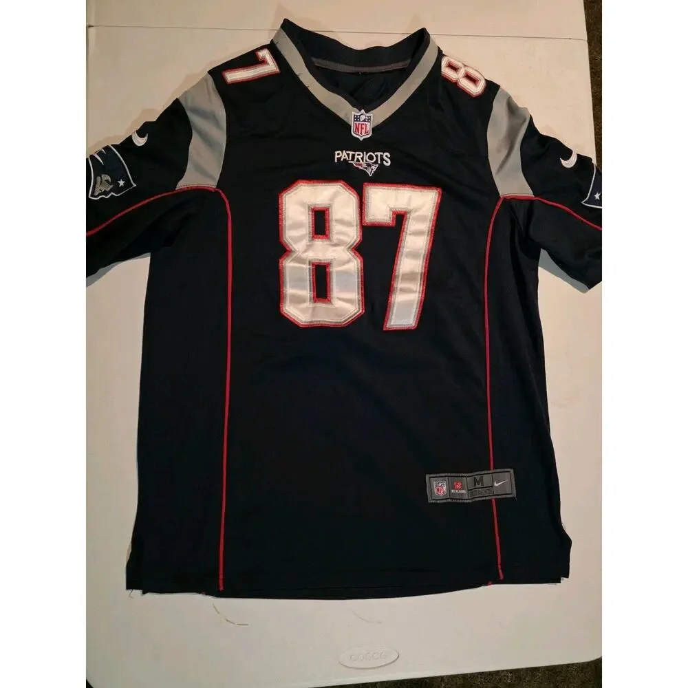 Nike New England Patriots Rob Gronkowski #87 NFL Jersey Men’s Medium Sewn